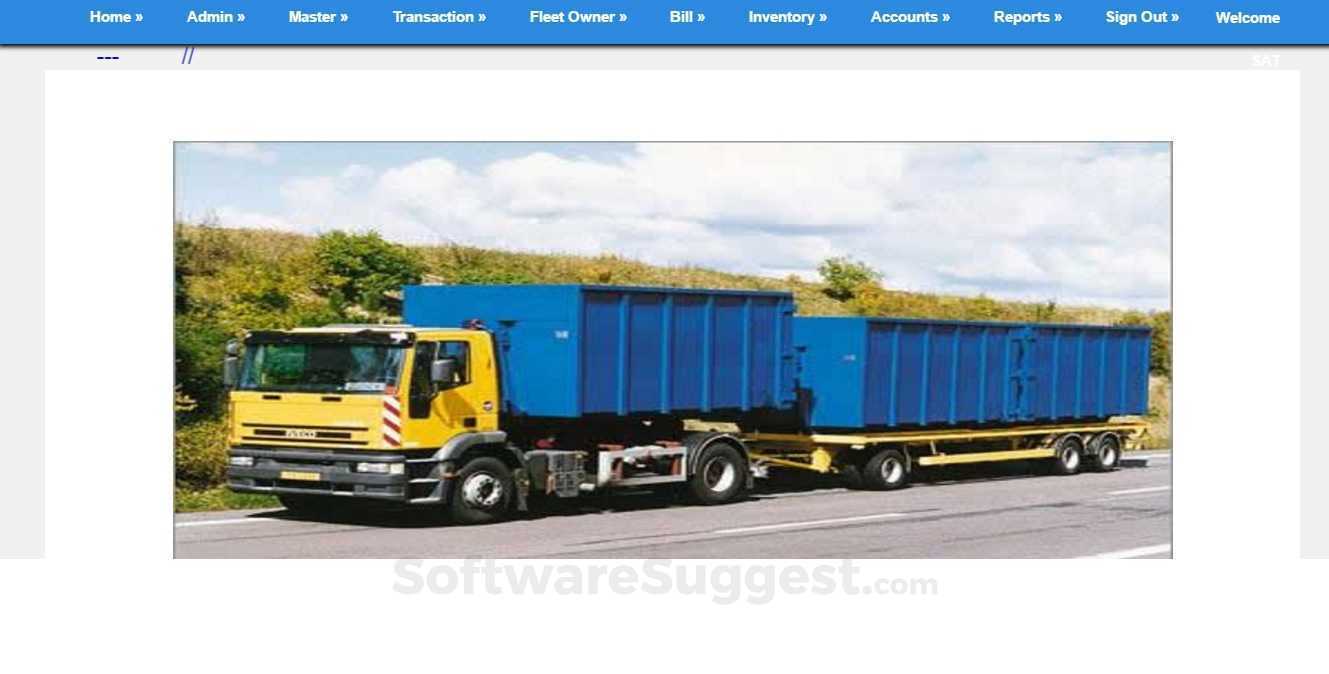 SAT Transport Software Screenshot1